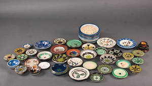 Kähler, samling lysestager, asietter mm. 1900-tallet 43