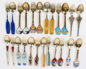 Anton Michelsen Juleskeer og gafler. 24