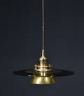 Pendel, messing  glas, 1900-tallet sidste halvdel
