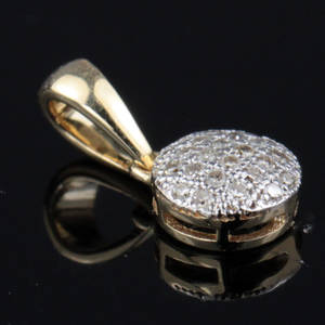 Diamant vedhæng ca. 0.10 ct.