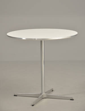 Piet Hein  Arne Jacobsen. Cirkulært cafébord