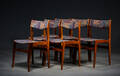 Dansk møbelproducent. Seks stole af palisander 6