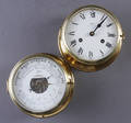 Schatz skibsur og barometer, messing 2