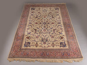 Orientalsk tæppe, uld på bomuld, 350x248cm