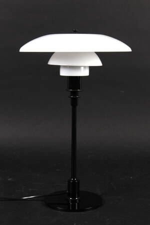 Poul Henningsen. PH 32 bordlampe Black Chrome. 