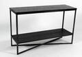 Dansk møbelproducent. Sidebord med to plader i massiv sort ask