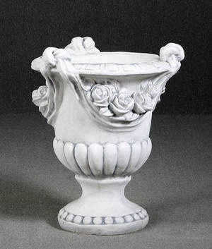 Stor havekrukke med blomster