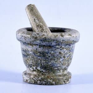 MORTEL MED STÖT, marmor, 1900-tal.