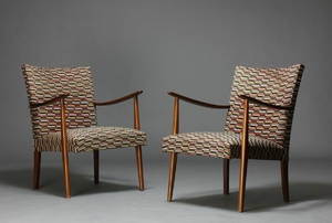 Dansk møbelproducent. Par hvilestole 2