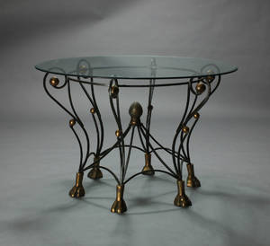 Cirkulært spisebord