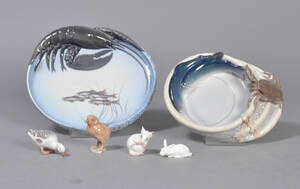 Royal Copenhagen  Kgl. P., Bing  Grøndahl. Samling figurer m.m. 6