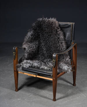 Gotlandsk lammeskind, grå