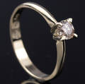 Solitaire ring ca. 0.35 ct.