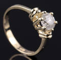 Solitaire ring ca. 0.90 ct.