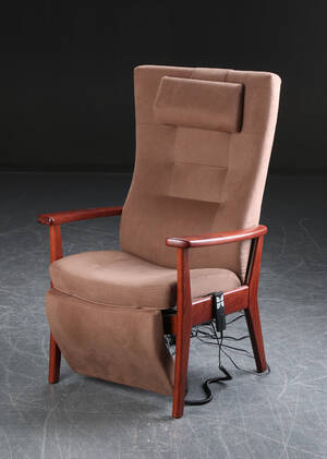 Farstrup. Elektrisk otiumstol  lænestol 