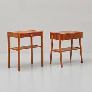 Nattygsbord, 2 st. teak