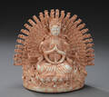 Orientalsk figur af porcelæn