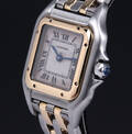 Cartier Panthere Lady. Damearmbåndsur af 18 kt. guld og stål, 1990erne Denne vare er sat til omsalg under nyt varenummer 4181329