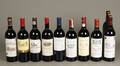 12 fl. diverse Bordeauxvin 12 