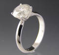 Solitaire ring ca. 2.65 ct.