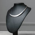 HALSBAND, silver, stelt