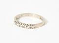 Diamantring, 18-k vitguld
