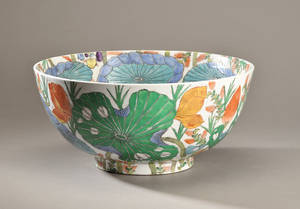 Skål af porcelæn Kina 20 årh