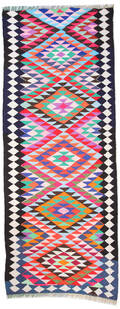 Persisk Kermanshah nomade-kelim, 270x100 cm.