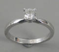 Solitairering. Ca. 0.36 ct