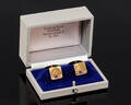 Par manchetknapper 14 kt. guld 9,7 gr. 2