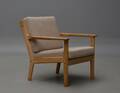 Hans J. Wegner. Lænestol af egetræ, model GE-265 