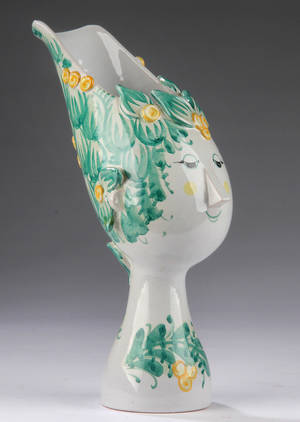Bjørn Wiinblad 1918-2006. Opsats af fajance, model V20