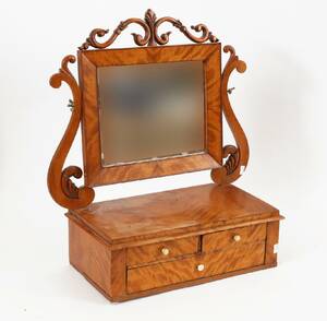 Bordsspegel med lådor, 1800-tal