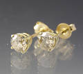 Par brillant ørestikker ca. 0.78 ct.