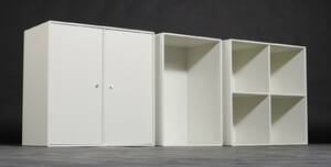 Peter J. Lassen. Tre Montana moduler, model 1118, 1112 og 1141, D 38 cm. 3