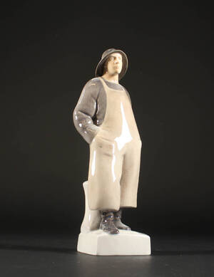 Royal Copenhagen. Figur i form af fisker