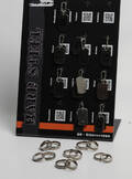 Hard Steel by Christian Jakobsen - 9 dogtags, samt 6 sæt vielses forlovelsesringe af titanium