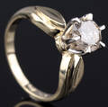 Solitaire ring ca. 1.60 ct.