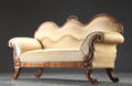 Nyrokoko sofa af mahogni, 1800-tallets anden halvdel