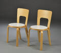 Alvar Aalto. Spisestole, model 66 2 