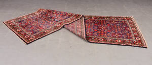 Handknuten gallerimatta, Hamadan, 330 x 105 cm