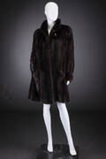Minkpels, black, str. 40, Saga Mink, Royal