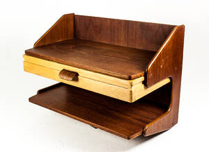 Sängbord i teak, ett par, 1900-talets mitt 2 