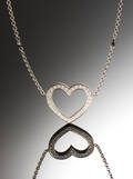 Ole Lynggaard. Brillant hjerte halssmykke, ca 0.33 ct Denne vare er sat til omsalg under nyt varenummer 4301276