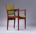 Hans Jørgen Wegner. Armstol af teak, model JH 513.