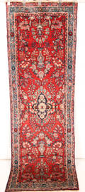 Persisk handknuten gallerimatta Hamedan 250x85 cm