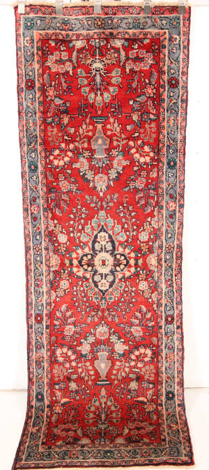 Persisk handknuten gallerimatta Hamedan 250x85 cm