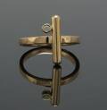Mads Ziegler, ring model Barres med brillant på ca. 0.03 ct. 14 kt. guld Denne vare er sat til omsalg under nyt varenummer 4902152