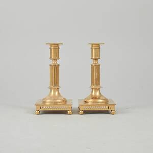 Kolonnljusstakar, ett par