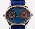 JULLOU. Dansk design. Diamant damearmbåndsur model nr. 005-06-14-04